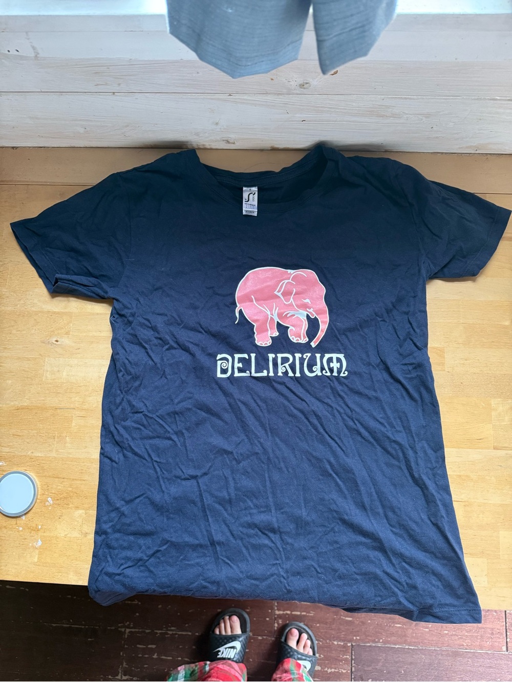 Delirium Elephant Graphic T-Shirt - Navy